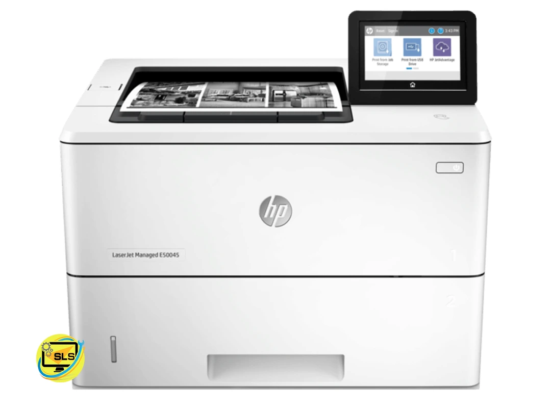 پرینتر لیزری بی‌سیم اچ‌پی HP E50045DN استوک