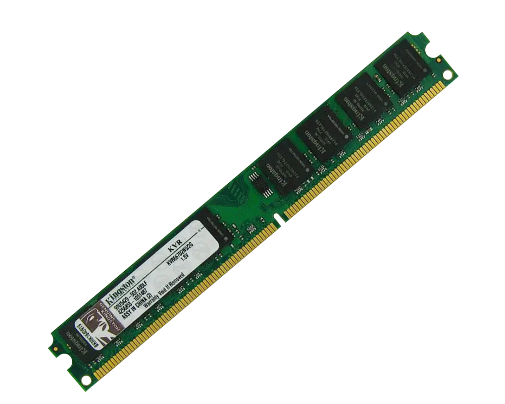 رم کامپیوتر کینگستون 2GB مدل DDR2 باس 800MHZ/6400 چین KVR800D2N6/2G (PC) تایمینگ CL5
