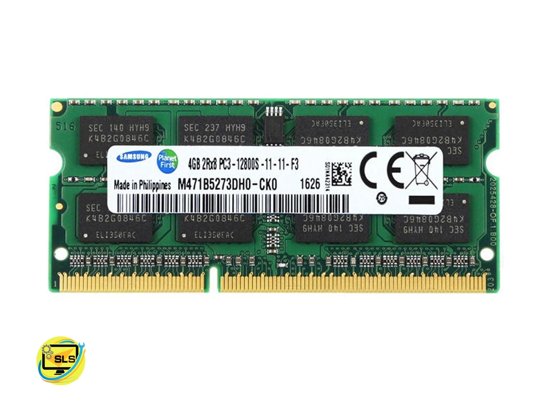 رم لپ تاپ 4 گیگ Samsung DDR3-PC3 (1600-12800) CL11 _M471B5273CH0-CKO کارکرده