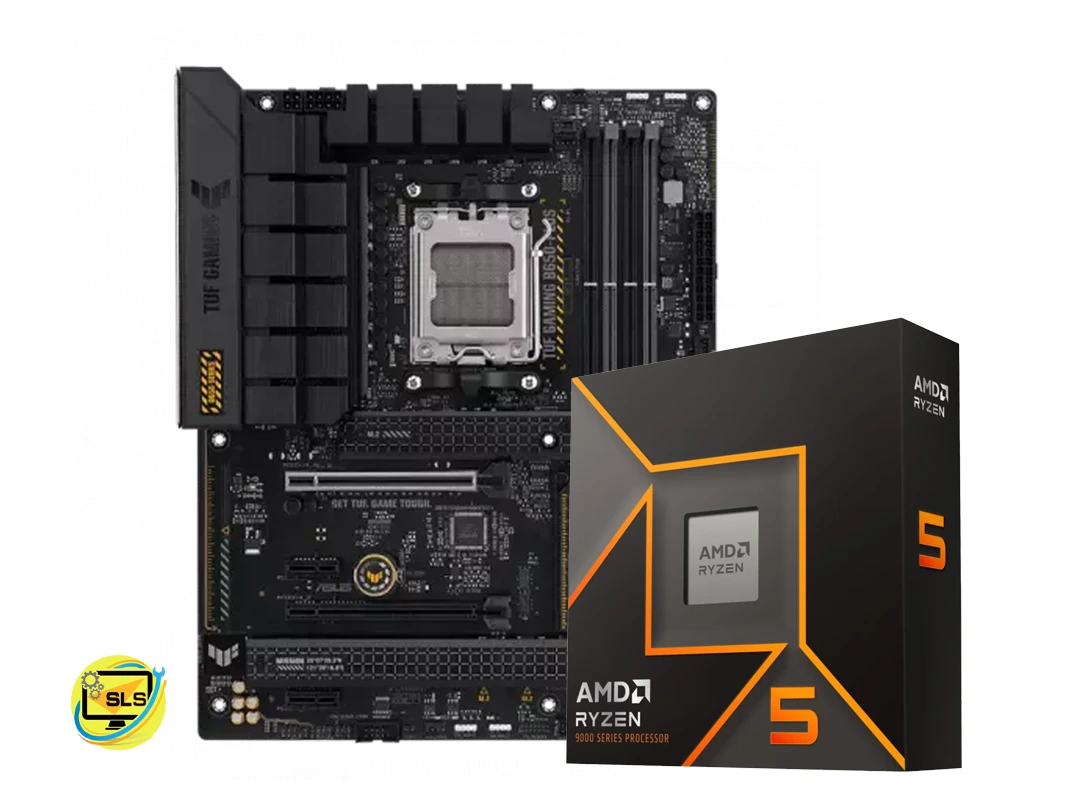 باندل مادربرد ایسوس مدل TUF GAMING B650-PLUS WIFI + پردازنده کامپیوتر ای ام دی مدل Ryzen 5 9600X 