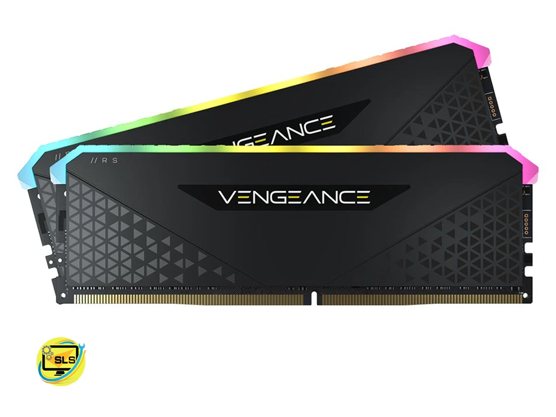 رم دسکتاپ کورسیر CORSAIR VENGEANCE RGB RS 32GB (2×16 GB) DDR4 DRAM 3200 MHz CL18