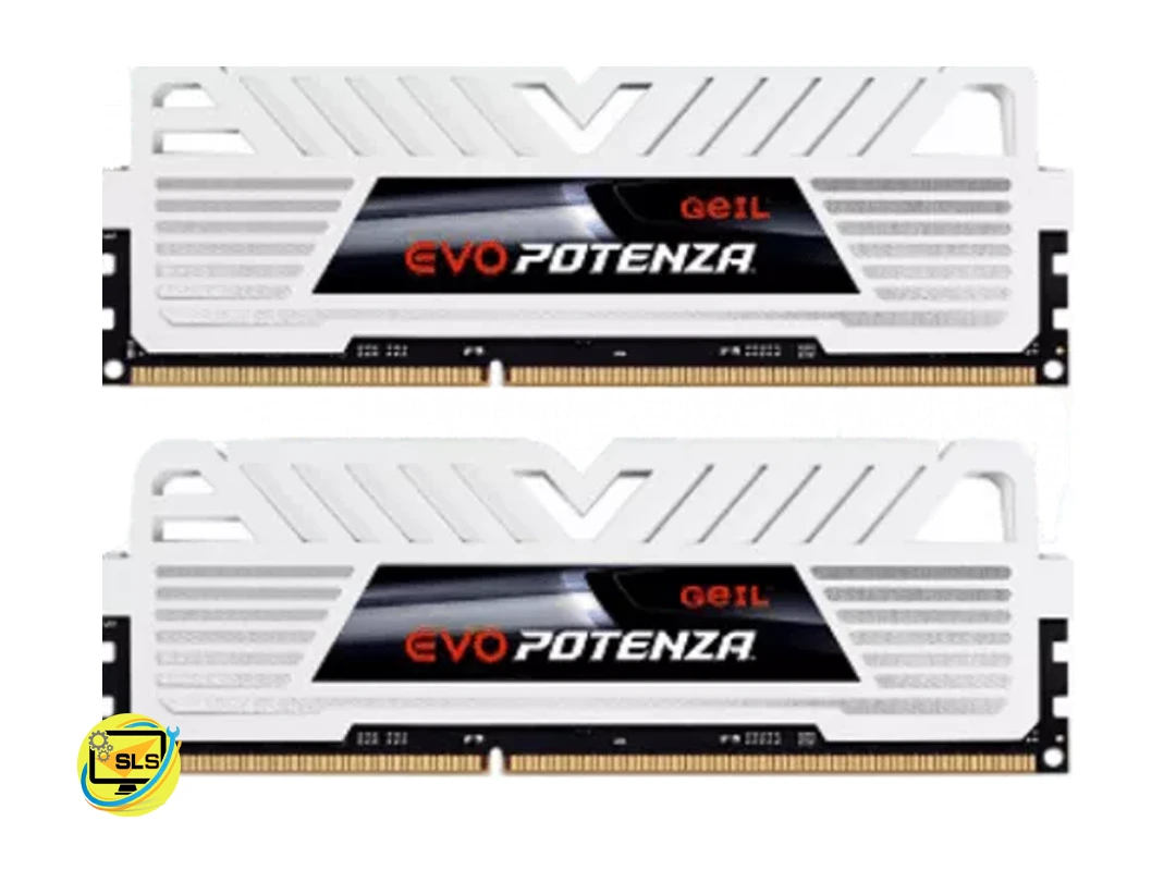 رم تک کاناله استوک 8 گیگابایت DDR3 مارک Geil فرکانس 2666Ghz مدل C11 تایمینگ EVO POTENZA