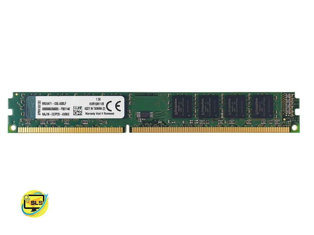 رم دسکتاپ ظرفیت 4 گیگابایت DDR3 تک کاناله 1600 مگاهرتز (یک بر چیپ)